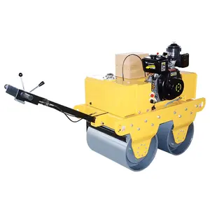 gasoline/diesel engine construction machine road roller walk behind roller compactor machine price