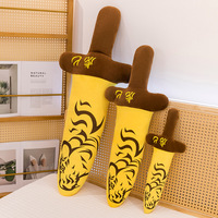 Figurine d'action Tigre à rayures de 50 cm, 80 cm, 100 cm, compagnon de confort, poupée en tissu, jouet en peluche pour enfants, garçons, filles, cadeau d'anniversaire