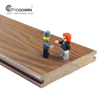 Revêtement de terrasse composite co-extrudé durable pour l'extérieur et les jardins