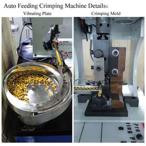 Sinrad SR-S2T 2T Automatic <b>Vibration</b> <b>Plate</b> Feeding Terminal Crimp Machine AC220V High-Speed Feeding & Crimping Tool - Product Image 6
