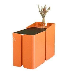 Longyu Foot Massage <b>Coffee</b> Table Orange Multifunctional Storage Movable Sofa Table For Adults And Elderly - Product Image 4