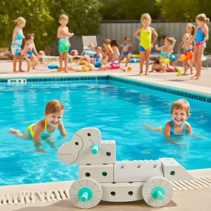 OEM Custom <strong>Large</strong> 1:8 Scale DIY <strong>Building</strong> <strong>Blocks</strong> Toy Handmade MODU Perforated Grinding Color EVA Foam Plastic - Product Image 3