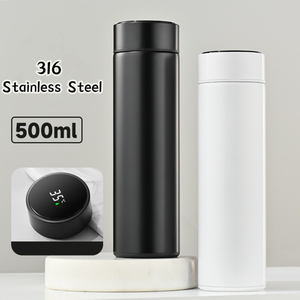 Portable 500ml Smart LED Temperature Display Thermos Cup 316 Stainless Steel Vacuum Flask Leak-Proof for <strong>Hot</strong> <strong>Cold</strong> - Product Image 4