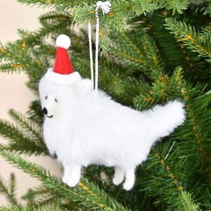 Décorations de Noël en feutre de laine pour enfants, en forme d'animaux, à suspendre, accessoires pour sapin et cadeaux, vente en gros - Product Image 3