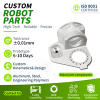 Composants robotiques en acier inoxydable usinés CNC 5 axes de haute précision sur mesure OEM, accessoires de joint, services d'usinage