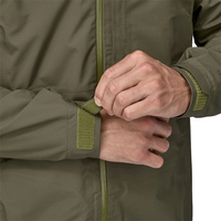Veste à capuche réfléchissante à fermeture éclair pour homme, personnalisée, pour l'extérieur, imperméable, durable, coupe-vent, réversible pour homme