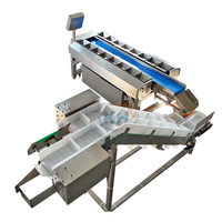 Machine de pesage et de conditionnement automatique Kehong PLC pour viande de volaille fraîche, fruits, légumes et poisson