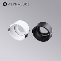 Downlight LED encastré rotatif IP65 75mm, étanche, 355°, GU10, pour salle de bain, cuisine, salon, éclairage intérieur