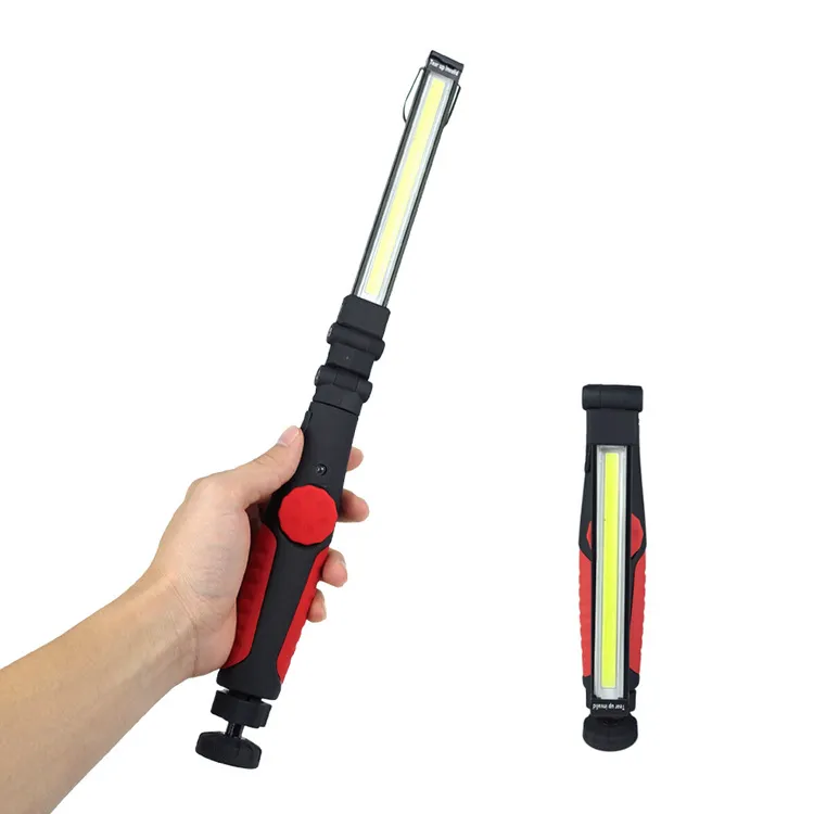 Multi-function COB Rechargeable Work Light with Magnetic Base 360 Rotate Super Bright Flashlight Portable Car LED Working Light
