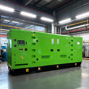 เครื่องกำเนิดไฟฟ้าอุตสาหกรรมแบบเก็บเสียงพิเศษ ขนาด 200 300 400kva พร้อมหลังคาครอบเครื่องยนต์ ยี่ห้อดัง จำหน่ายราคาส่ง แรงดันไฟฟ้า 220v/400v - Product Image 1