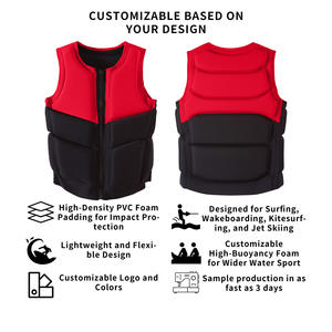 Gilet de sauvetage personnalisé pour wakeboard, gilet de sauvetage en néoprène, gilet de sauvetage pour ski nautique, gilet de sauvetage, giubbotto di salvataggio - Product Image 2