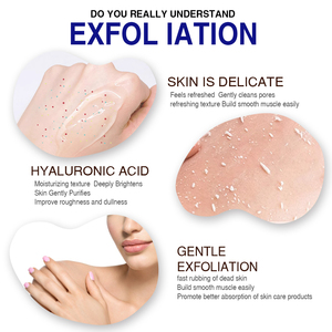 Gel exfoliant 2 en 1 à la papaye et aux raisins - Nettoyage en profondeur, éclaircissant, rafraîchissant, gommage pour le visage pour une peau éclatante 120g - Product Image 4