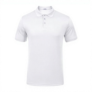 Camiseta Blanca de Manga Corta para Hombre, Color Sólido, Corte Casual, Tejido Transpirable, Diseño y Logotipo Personalizables, Servicio OEM - Product Image 1