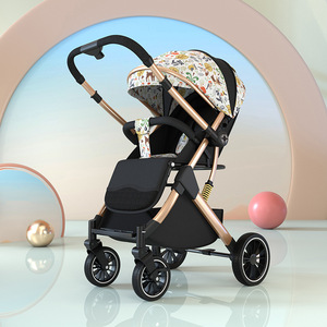Cochecito de bebé, ligero y plegable, <span class=keywords><strong>se</strong></span> puede utilizar tanto en posición sentada como acostada, cochecito de bebé bidireccional - Product Image 1