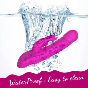 Vibrador de Punto G Sexy Bunny para Adultos, Recargable por USB, de Silicona, Impermeable, Masajeador de Varilla para Masturbación Femenina - Product Image 5