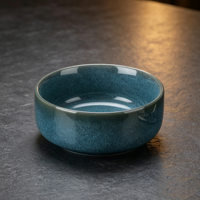 EKA Service de Table 18 Pièces Style Américain en Céramique et Porcelaine Émaillée Réactive de Haute Qualité