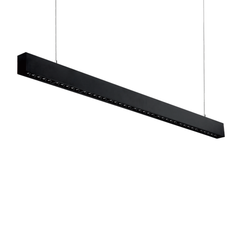 Modern 1200mm Aluminum Chandelier Linear Hanging Light Batten Light for Store, Mall