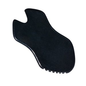 Herramienta de Masaje de Piedra Bian Negra, Reduce la Hinchazón, Terapia GuaSha para la Cara - Product Image 4