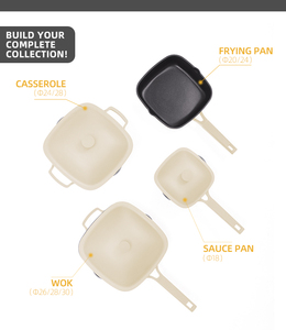 Marmite <span class=keywords><strong>à</strong></span> <span class=keywords><strong>induction</strong></span> et allant au four avec couvercle 5,2L 24m en fonte d'aluminium légère - Product Image 5