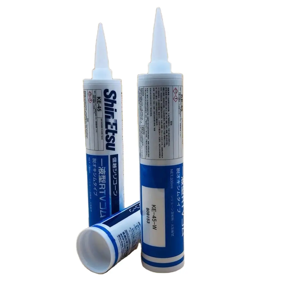 KE-45-W (สีขาว) ห้องรักษาอุณหภูมิซิลิโคนกาวยางและ Sealants สำหรับพันธะปะเก็นในอิเล็กทรอนิกส์ที่ใช้