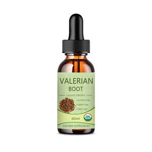 Extracto de Raíz de Valeriana Orgánico en Gotas, Marca Privada Personalizada OEM ODM, Líquido Oral Natural para Adultos, No Apto para Mujeres Embarazadas - Product Image 1