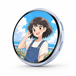 Auricular Digital Inteligente con Pantalla Táctil IPS HD de 1.85 Pulgadas, Recargable, de Plástico, con Pantalla Personalizada, para Eventos de Cosplay y Bolsos - Product Image 1