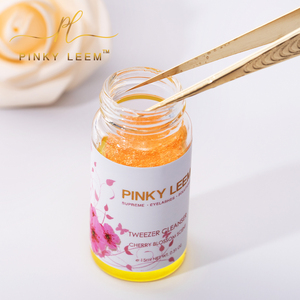 Pinky LEEM Tweezer Cleaner Vegano Etiqueta privada Ingredientes adhesivos Esponja negra <span class=keywords><strong>Navina</strong></span> Balls Tweezer Cleaner - Product Image 1