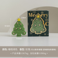 Bougies d'aromathérapie de Noël Cire de soja Arbre de Noël Cadeaux d'aromathérapie et boîtes-cadeaux de bougies
