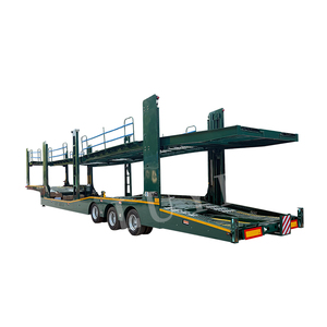 Semi-remorque porte-<span class=keywords><strong>voitures</strong></span> en acier de haute qualité, 17 mètres, 3 essieux, capacité de charge supérieure à 30 000 kg <span class=keywords><strong>pour</strong></span> le transport de véhicules (Origine Shandong) - Product Image 2