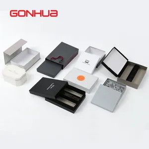 Коробка GONHUA под заказ, роскошная упаковка, печатная продукция, складная картонная парфюмерная Подарочная бумажная упаковочная коробка с логотипом