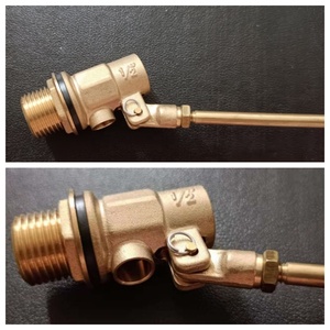1/2 "DN15 yüksek kalite pirinç şamandıra valfi pirinç çubuk Anti taşma ile su depolama tankı için paslanmaz çelik topu - Product Image 4