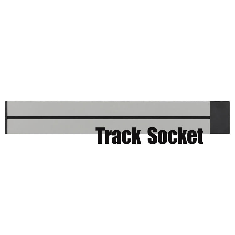 Universal Multi Smart Office Desk Power Rail Track System Flexible Electric Socket Electric Kitchen Power Track Socket