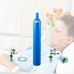 Varios cilindros de alta presión Tpye DOT3AA 10l 30l 50l 70l 80 lfor médico/industrial