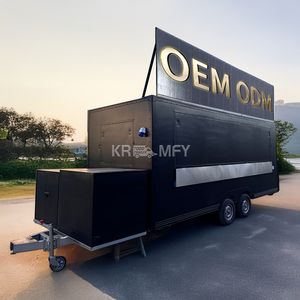 Remorques de restauration mobiles pour camions, chariots de cuisine, stands de vente de nourriture, y compris pour la vente de barbecue de rue, de produits de boulangerie, de burgers, de café, de glaces rapides et de snacks - Product Image 3