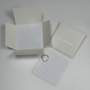 Paños de Microfibra de Gamuza Premium Anti-deslustre de 8x8cm con Logotipo Personalizado al por Mayor para Joyería - Product Image 1