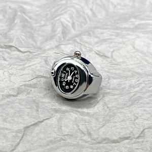 Trendy Fashion Ring <strong>Watch</strong> <strong>Rose</strong> <strong>Gold</strong> Plated Quartz Dial Minimalist Design Adjustable Elastic Band Finger <strong>Watch</strong> for Women Gift - Product Image 6