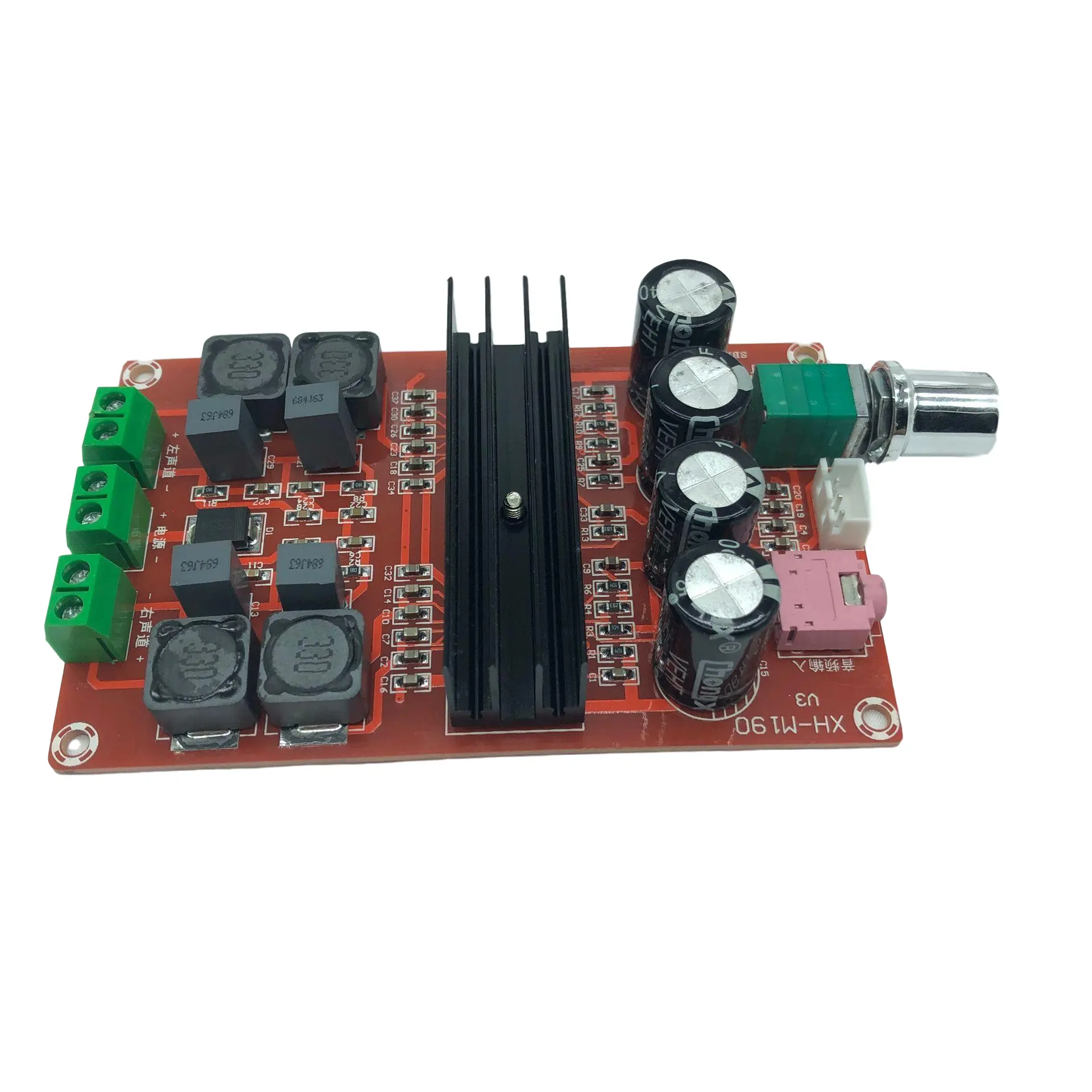 Papan Audio Digital tabung XH-M190 TPA3116 Power Audio Amp 2.0 Kelas D Amplifier Stereo HIFI amplifier DC12-24V 2*100W