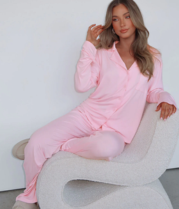 Conjunto de Pijamas de Lujo para Mujer, Personalizado, de Bambú y Algodón Suave, para Invierno/Primavera, ODM - Product Image 3