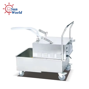 Friteuse commerciale filtre à huile <span class=keywords><strong>voiture</strong></span> chariot Machine filtre à huile de cuisson Machine de filtrage huile de friture - Product Image 5