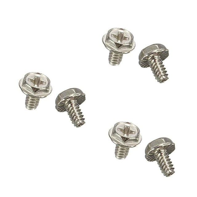 OEM 6-32 Nickel Plated Computer Case Screws Hex Phillips PC Motherboard Hard Drive Screws