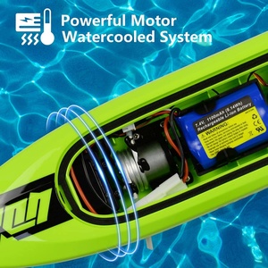 Bateau télécommandé RC en PVC UDI020, haute vitesse 25 km/h, étanche, protection anti-chute, 2,4 G, piles incluses, portée 100 m - Product Image 6