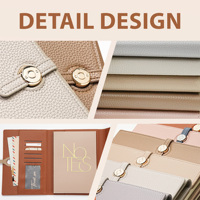 Carnet personnalisé A6 en cuir PU, plusieurs couleurs, journal simple, design moderne, OEM ODM, estampage à chaud doré, agenda promotionnel