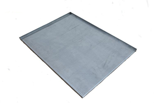 Plateau de cuisson rectangulaire <span class=keywords><strong>professionnel</strong></span> en aluminium et acier inoxydable pour boulangerie, plaque de four de qualité commerciale - Product Image 3