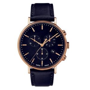 Chronographe japonais en acier inoxydable de haute qualité, montres à quartz pour hommes, montre-bracelet - Product Image 3