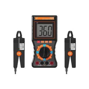 Voltmètre numérique à double pince Eagle Measurement S200B, multimètre de tension triphasé avec pinces I1 I2 pour tests électriques - Product Image 1
