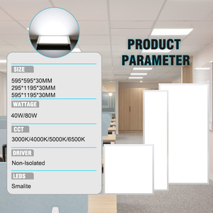 Moderno 2x2 2x4 Panel <span class=keywords><strong>LED</strong></span> Luces de techo 60x60 24W <span class=keywords><strong>30x30</strong></span> CM <span class=keywords><strong>Cuadrado</strong></span> Exterior <span class=keywords><strong>LED</strong></span> Luz de piso para el hogar Oficina Uso comercial - Product Image 6