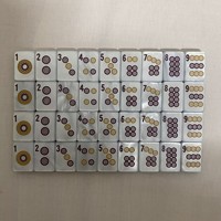 Ensemble de Mahjong américain de 160 pièces avec des tuiles de Mahjong en acrylique marbré nacré scintillant pour le divertissement à domicile et la collection