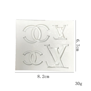 Moldes de Silicona con Logotipo de Marca de Lujo para Decoración de Pasteles, Chocolate, <span class=keywords><strong>Fondant</strong></span>, Dulces, Resina, Adornos para Bolsos, Decoración para Cupcakes - Product Image 5