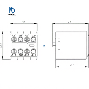Interruptor Auxiliar 3RH29111HA22 SIRIUS 3RH 100% Original, Interruptor 3RH2911-1HA22 para PLC/PAC/Controladores Dedicados - Product Image 3