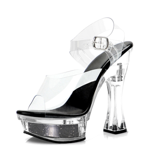 Sandali con Tacco a Spillo da 14cm Stile Esotico e Gotico, Scarpe Erotiche da Letto, Accattivanti per Drag Party, Nightclub e Bar - Product Image 2